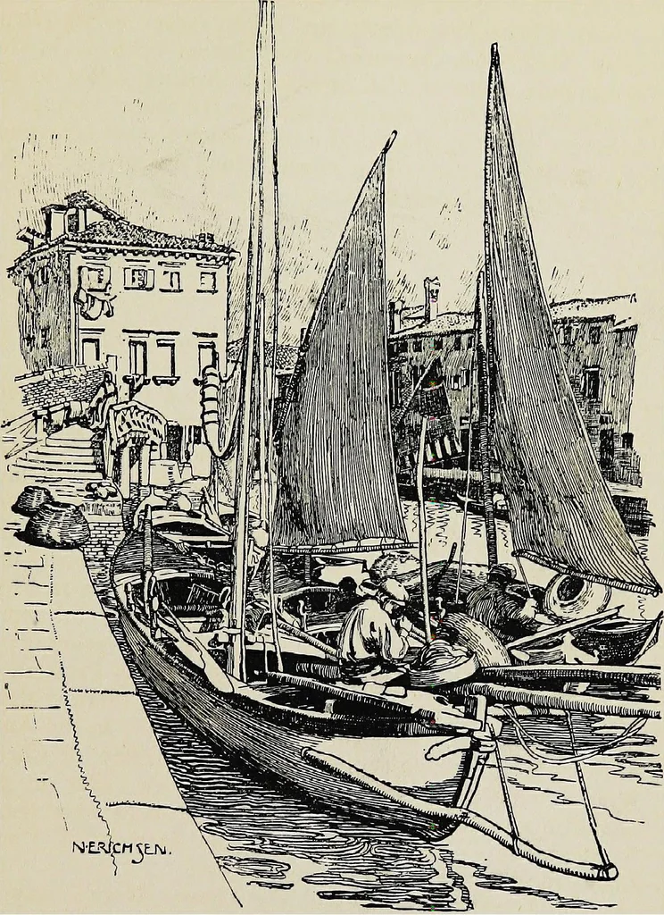 An illustration from Venice and its story, 1910, leaf 467