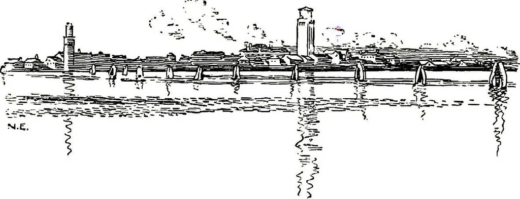 An illustration from Venice and its story, 1910, leaf 473