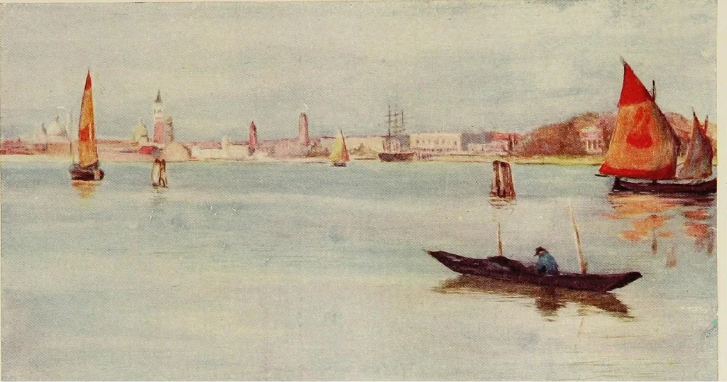 An illustration from Venice and its story, 1910, leaf 479