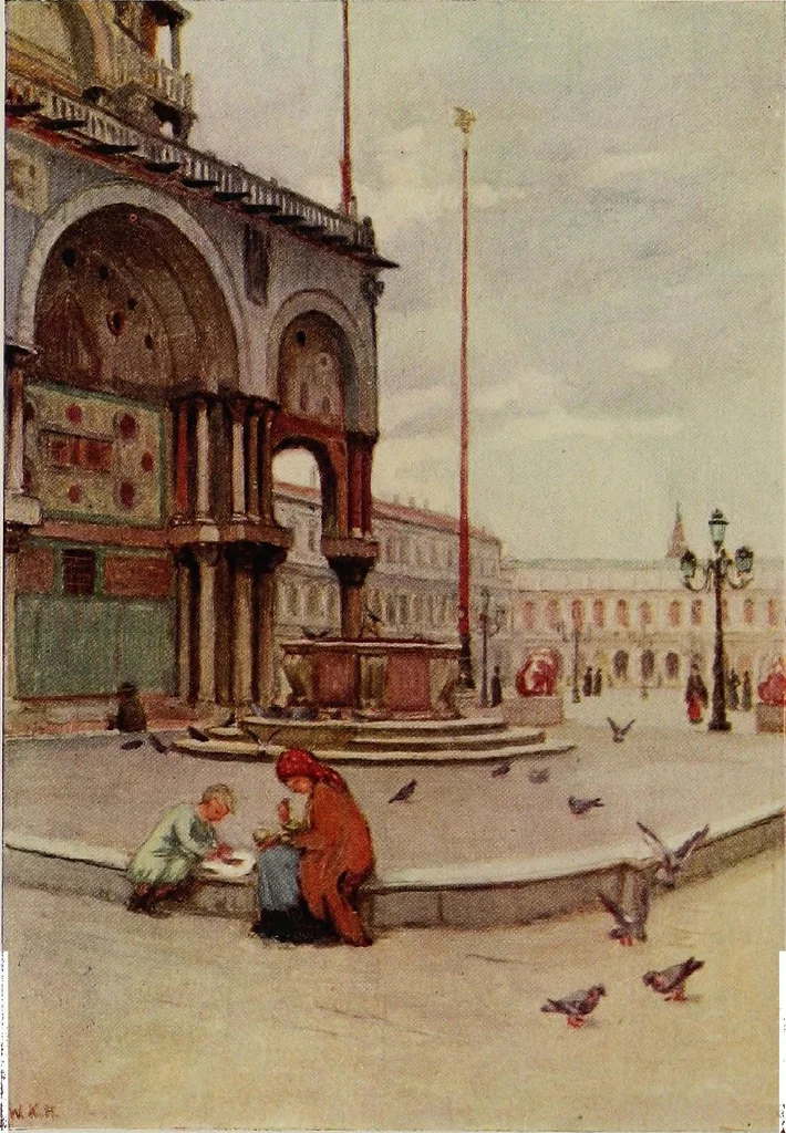 An illustration from Venice and its story, 1910, leaf 54