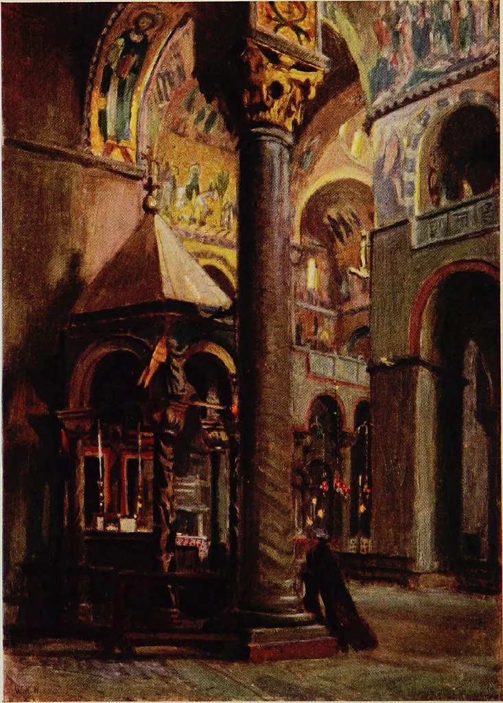 An illustration from Venice and its story, 1910, leaf 76