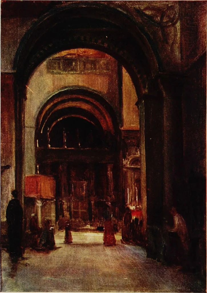 An illustration from Venice and its story, 1910, leaf 88