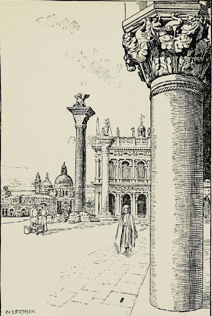 An illustration from Venice and its story, 1910, leaf 99