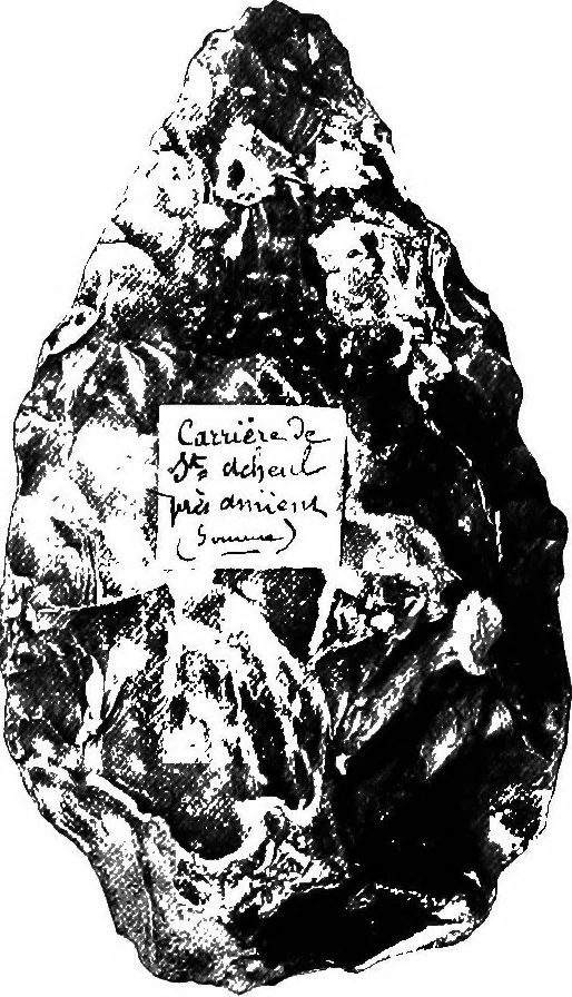 An illustration from Men of the old stone age, their environment, life and art, 1918, leaf 160