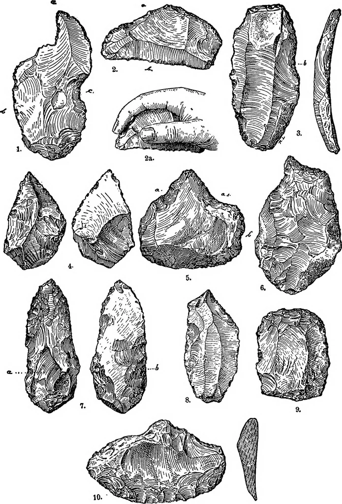 An illustration from Men of the old stone age, their environment, life and art, 1918, leaf 192
