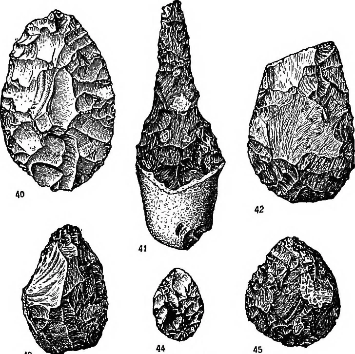 An illustration from Men of the old stone age, their environment, life and art, 1918, leaf 212