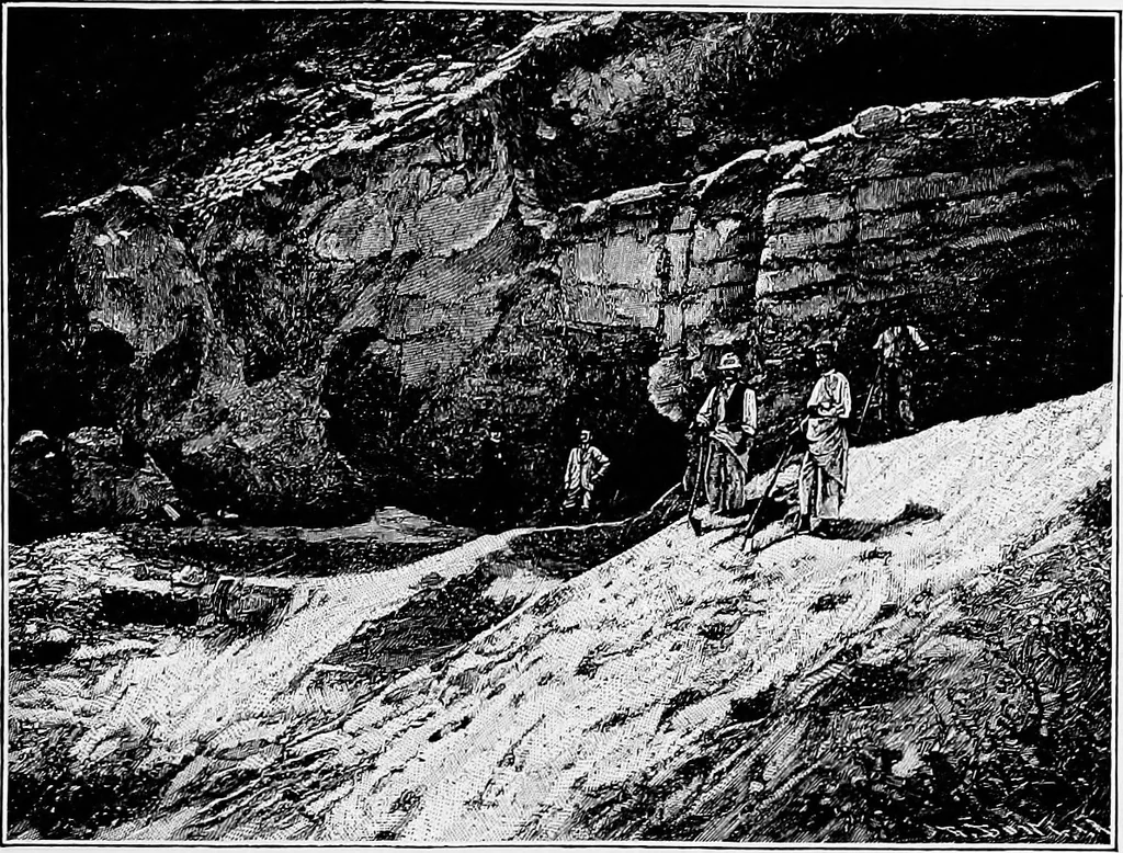 An illustration from Men of the old stone age, their environment, life and art, 1918, leaf 220