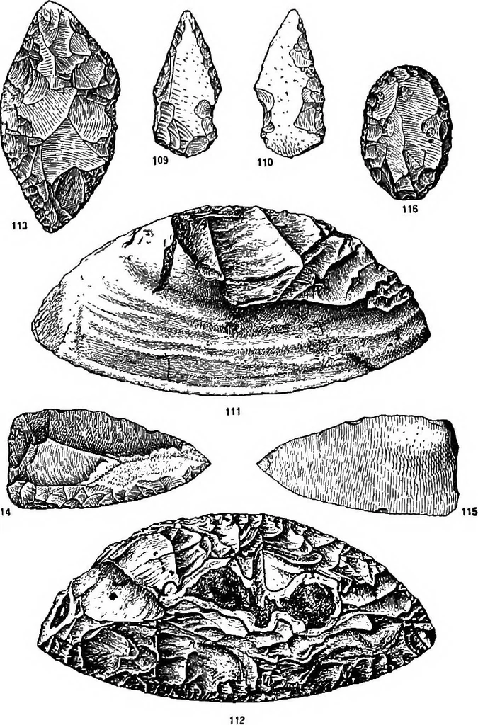 An illustration from Men of the old stone age, their environment, life and art, 1918, leaf 294