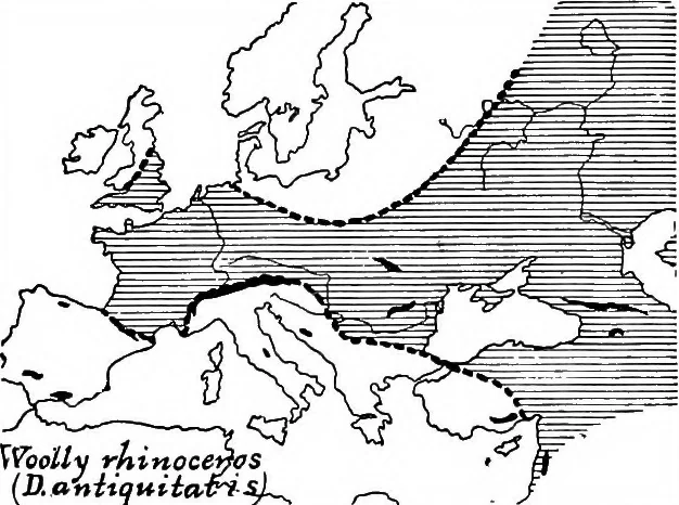An illustration from Men of the old stone age, their environment, life and art, 1918, leaf 324