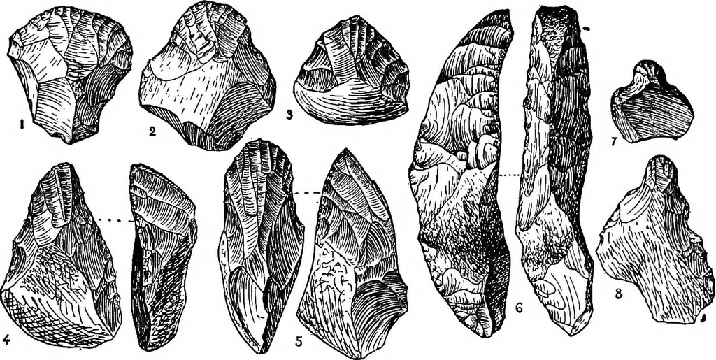 An illustration from Men of the old stone age, their environment, life and art, 1918, leaf 348