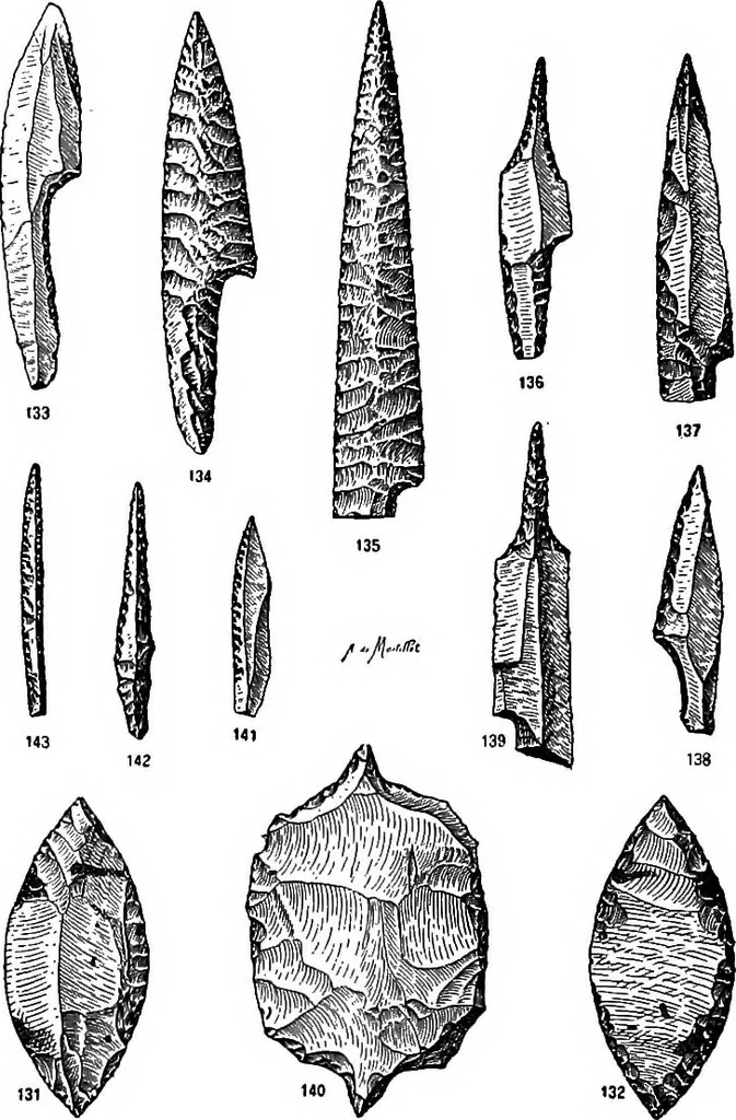 An illustration from Men of the old stone age, their environment, life and art, 1918, leaf 385