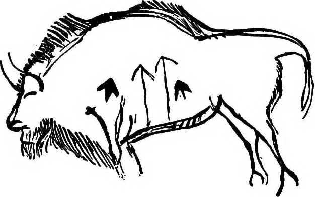 An illustration from Men of the old stone age, their environment, life and art, 1918, leaf 392
