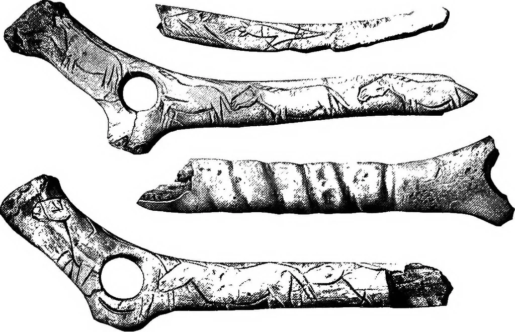 An illustration from Men of the old stone age, their environment, life and art, 1918, leaf 400