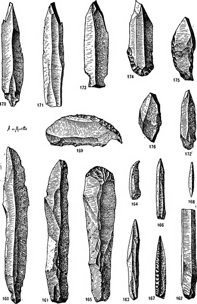 An illustration from Men of the old stone age, their environment, life and art, 1918, leaf 427