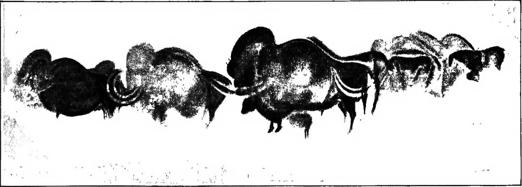 An illustration from Men of the old stone age, their environment, life and art, 1918, leaf 463