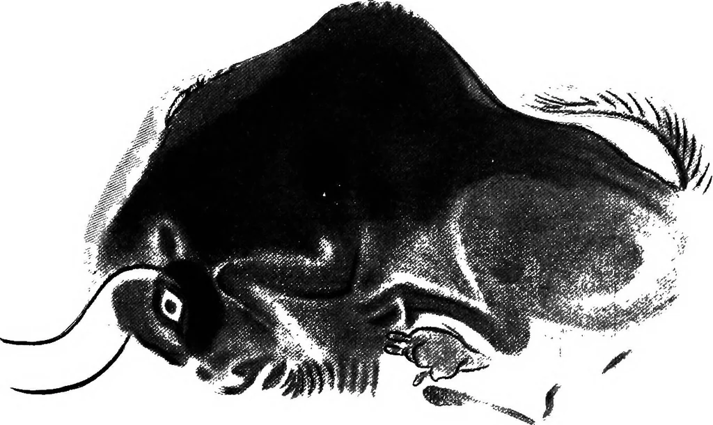 An illustration from Men of the old stone age, their environment, life and art, 1918, leaf 468