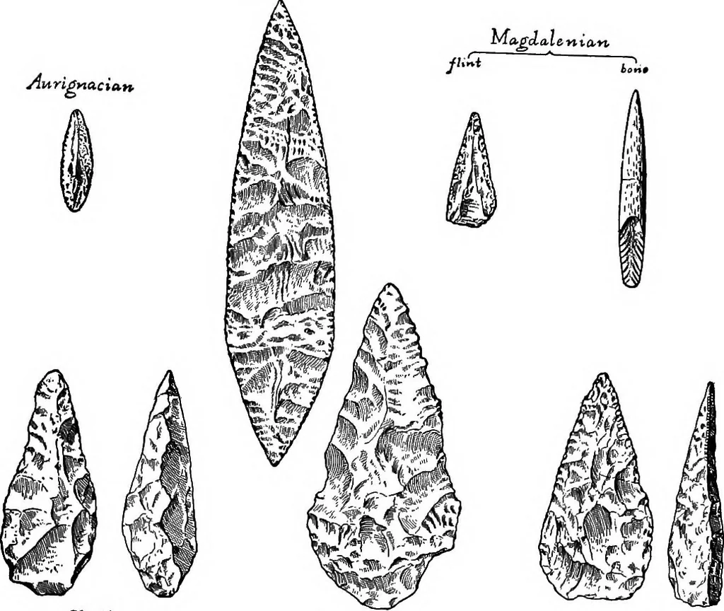 An illustration from Men of the old stone age, their environment, life and art, 1918, leaf 52