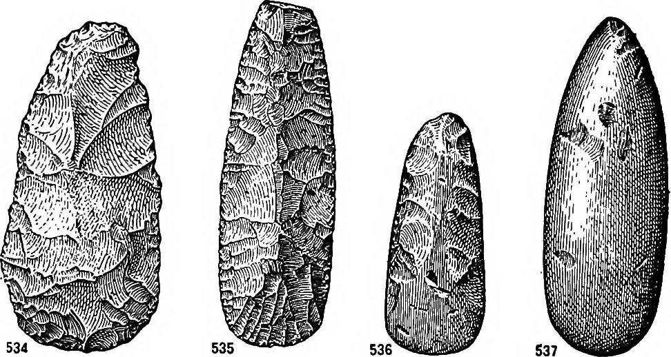 An illustration from Men of the old stone age, their environment, life and art, 1918, leaf 536