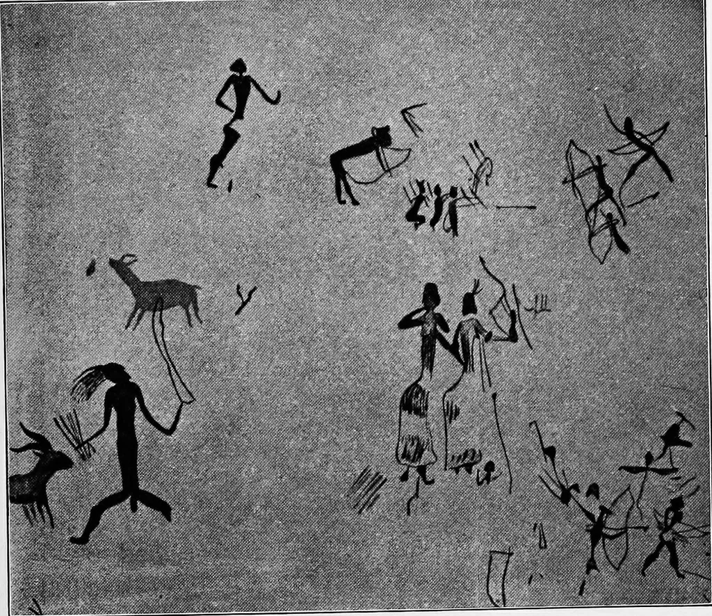 An illustration from Men of the old stone age, their environment, life and art, 1918, leaf 566