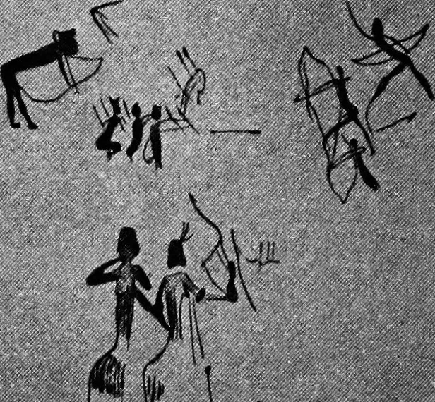An illustration from Men of the old stone age, their environment, life and art, 1918, leaf 566