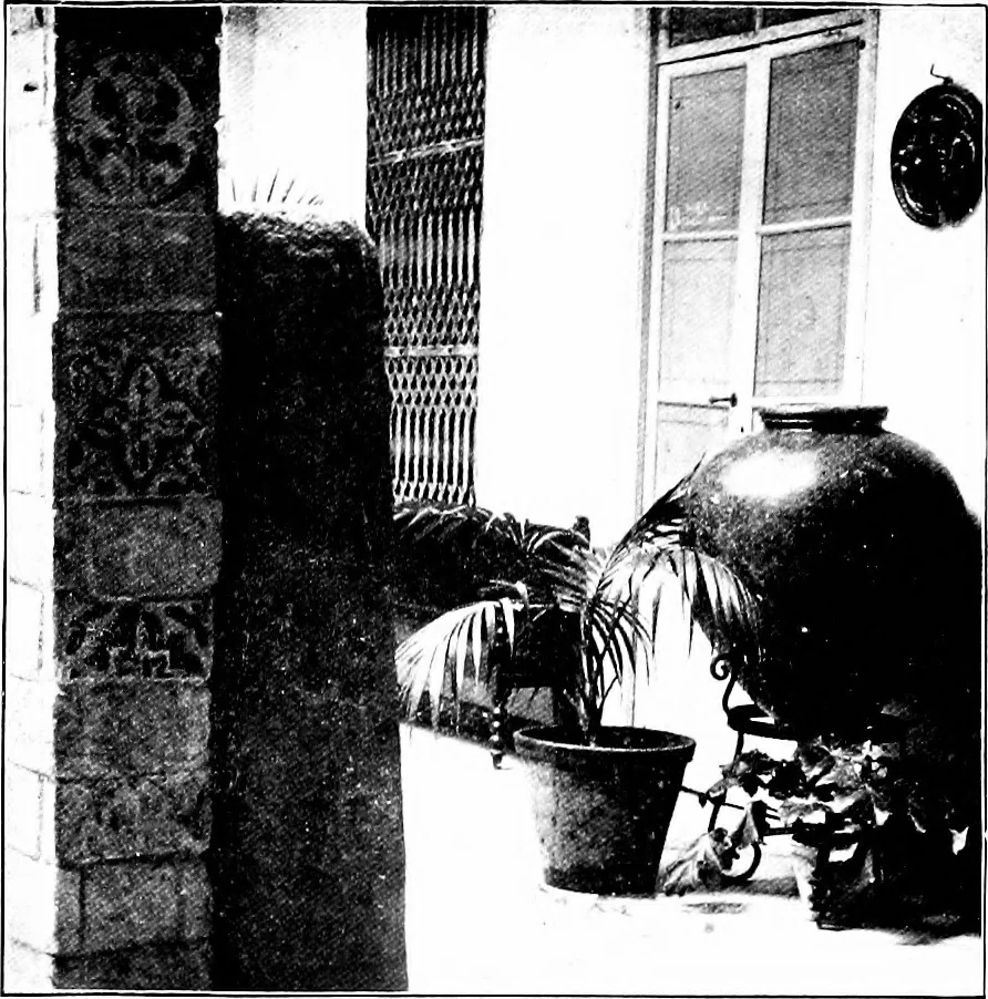 An illustration from Illustrated descriptive account of the Museum of Andalucian pottery and lace, antique and modern; together with notes on pre-Roman Seville and the lost city of Tharsis, 1913, leaf 14
