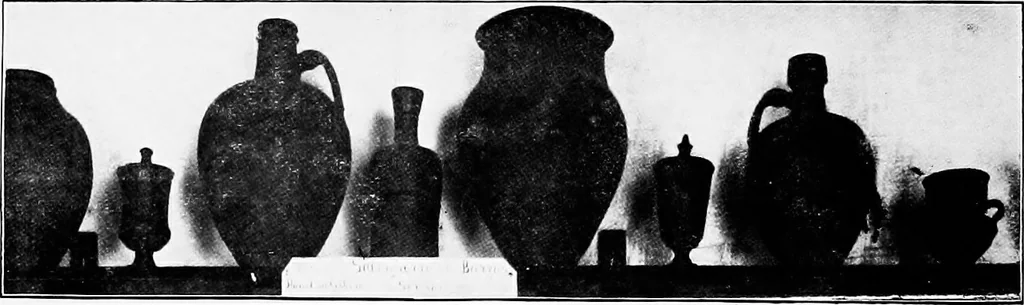 An illustration from Illustrated descriptive account of the Museum of Andalucian pottery and lace, antique and modern; together with notes on pre-Roman Seville and the lost city of Tharsis, 1913, leaf 37