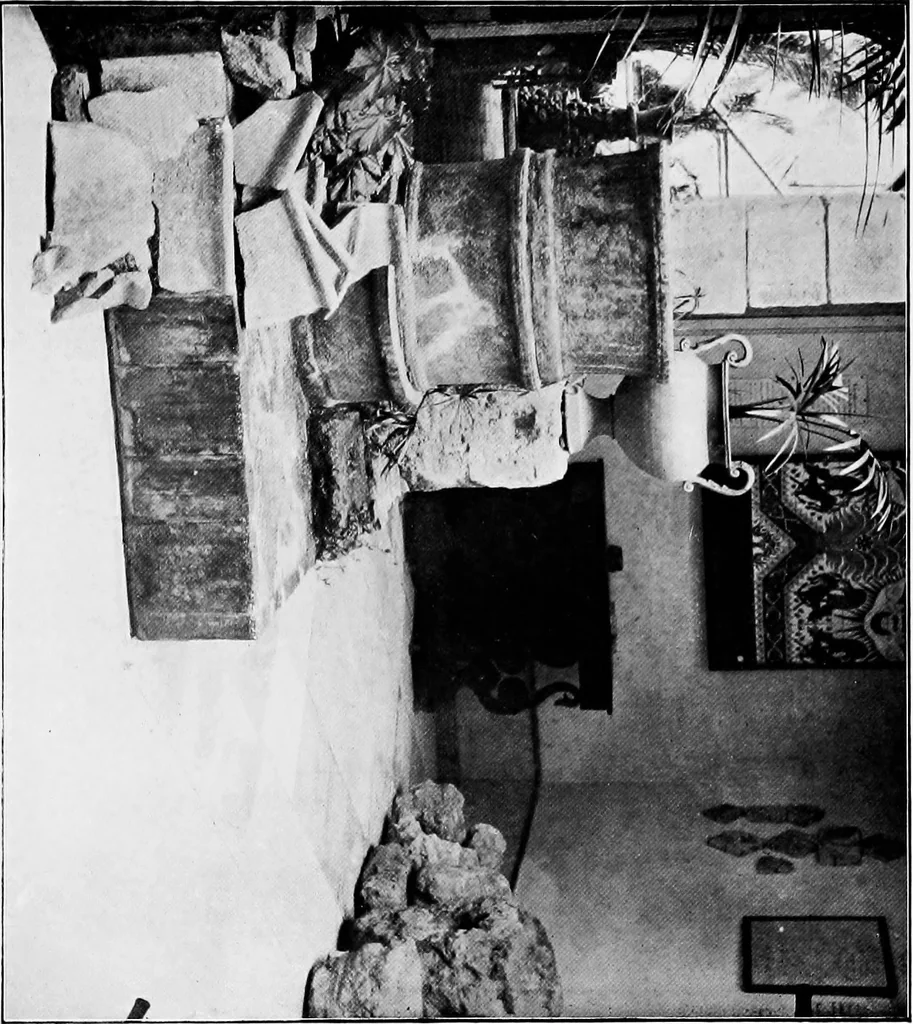An illustration from Illustrated descriptive account of the Museum of Andalucian pottery and lace, antique and modern; together with notes on pre-Roman Seville and the lost city of Tharsis, 1913, leaf 62