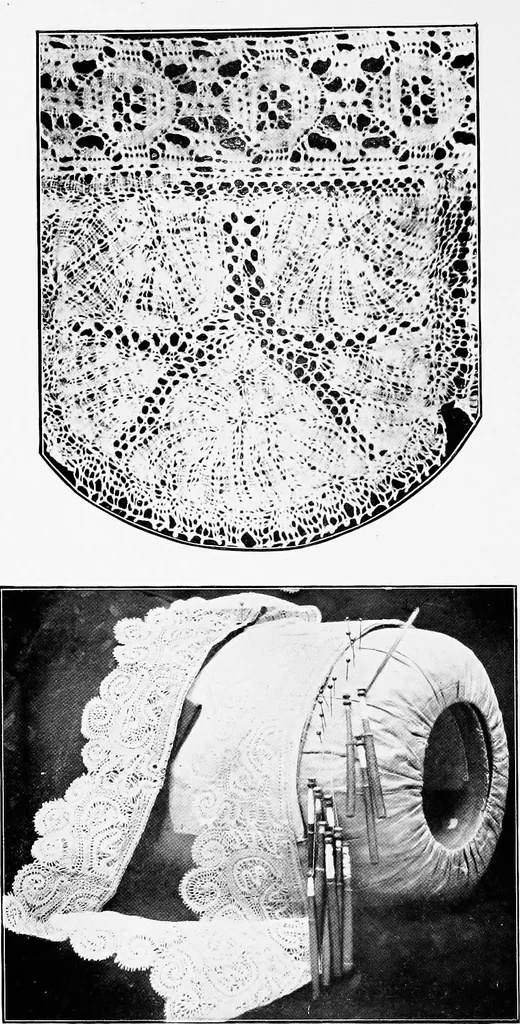 An illustration from Illustrated descriptive account of the Museum of Andalucian pottery and lace, antique and modern; together with notes on pre-Roman Seville and the lost city of Tharsis, 1913, leaf 85