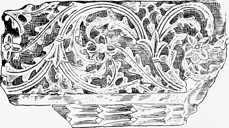 An illustration from Illustrated descriptive account of the Museum of Andalucian pottery and lace, antique and modern; together with notes on pre-Roman Seville and the lost city of Tharsis, 1913, leaf 95