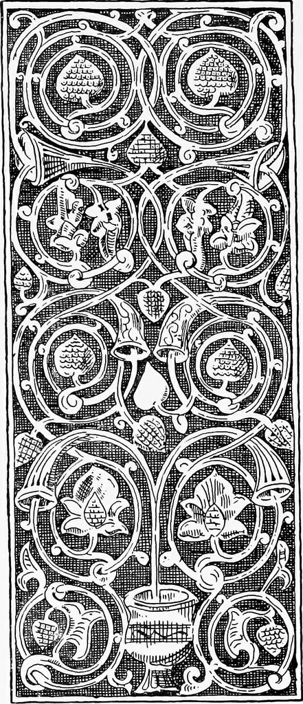 An illustration from Illustrated descriptive account of the Museum of Andalucian pottery and lace, antique and modern; together with notes on pre-Roman Seville and the lost city of Tharsis, 1913, leaf 97