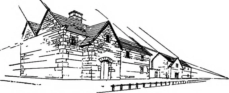An illustration from Perspective for art students, 1910, leaf 36