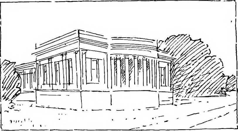 An illustration from Perspective for art students, 1910, leaf 51