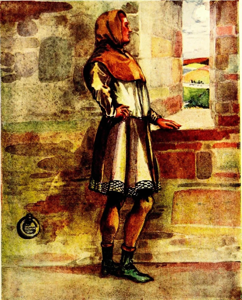 An illustration from English costume, 1907, leaf 128