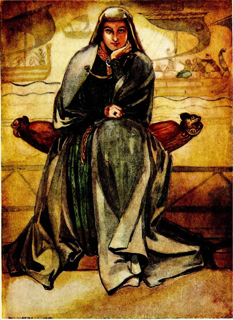 An illustration from English costume, 1907, leaf 136