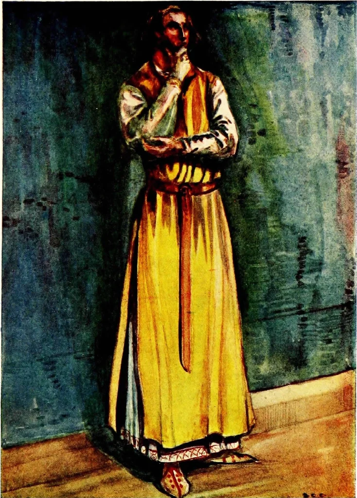 An illustration from English costume, 1907, leaf 142