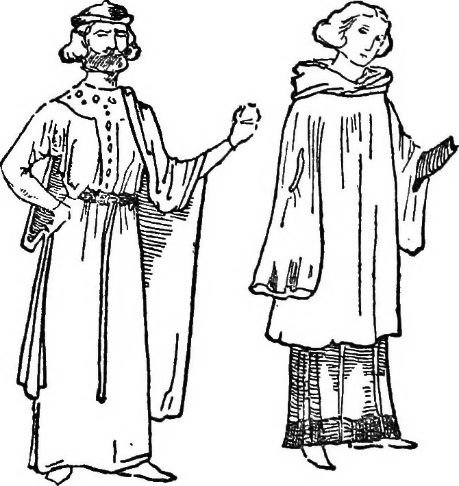 An illustration from English costume, 1907, leaf 182