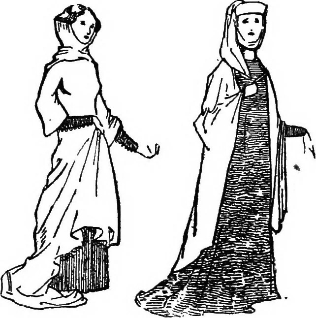 An illustration from English costume, 1907, leaf 190
