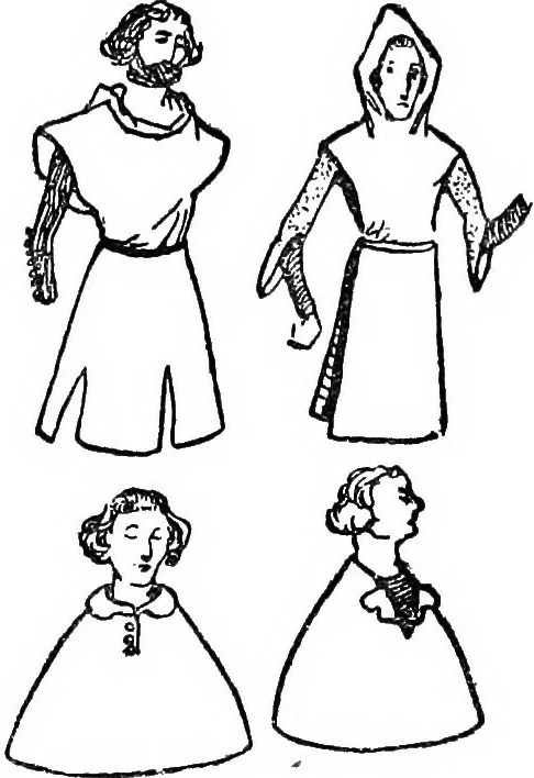 An illustration from English costume, 1907, leaf 195