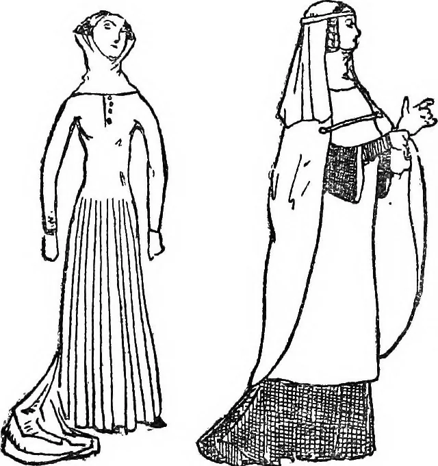 An illustration from English costume, 1907, leaf 203