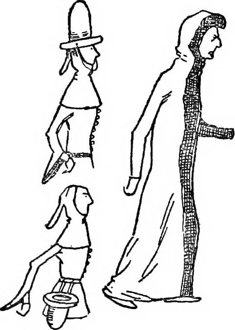 An illustration from English costume, 1907, leaf 210