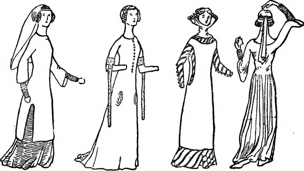 An illustration from English costume, 1907, leaf 227