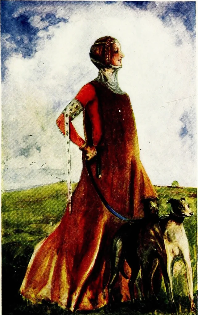 An illustration from English costume, 1907, leaf 232