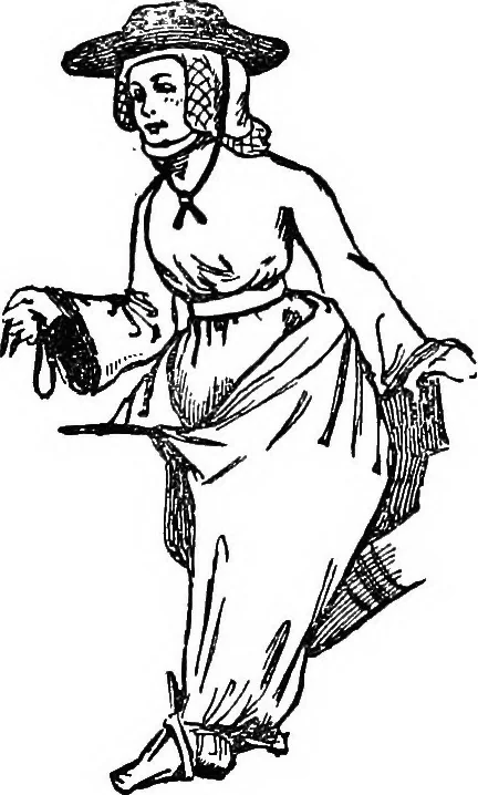 An illustration from English costume, 1907, leaf 269