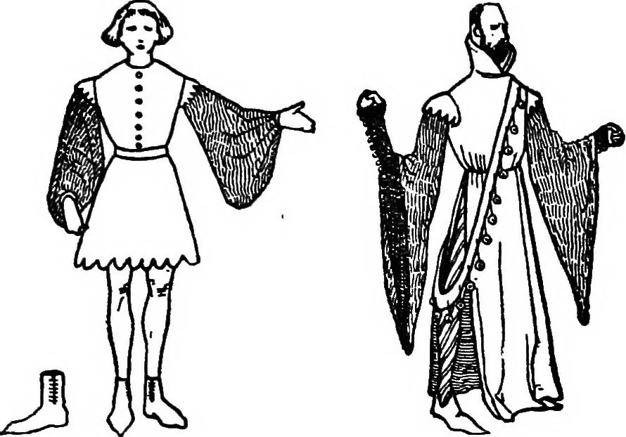 An illustration from English costume, 1907, leaf 278