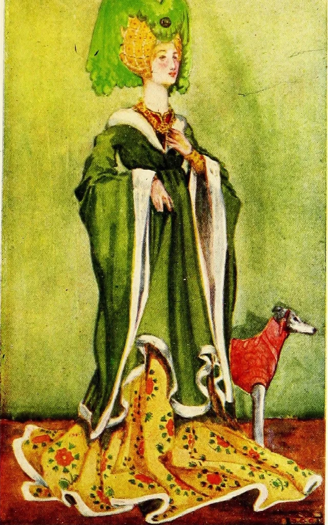 An illustration from English costume, 1907, leaf 332