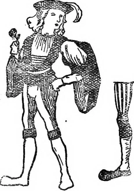 An illustration from English costume, 1907, leaf 380