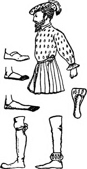 An illustration from English costume, 1907, leaf 437