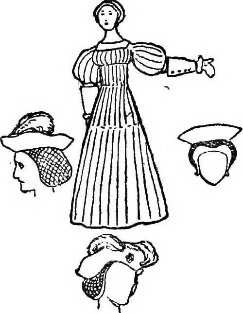 An illustration from English costume, 1907, leaf 449