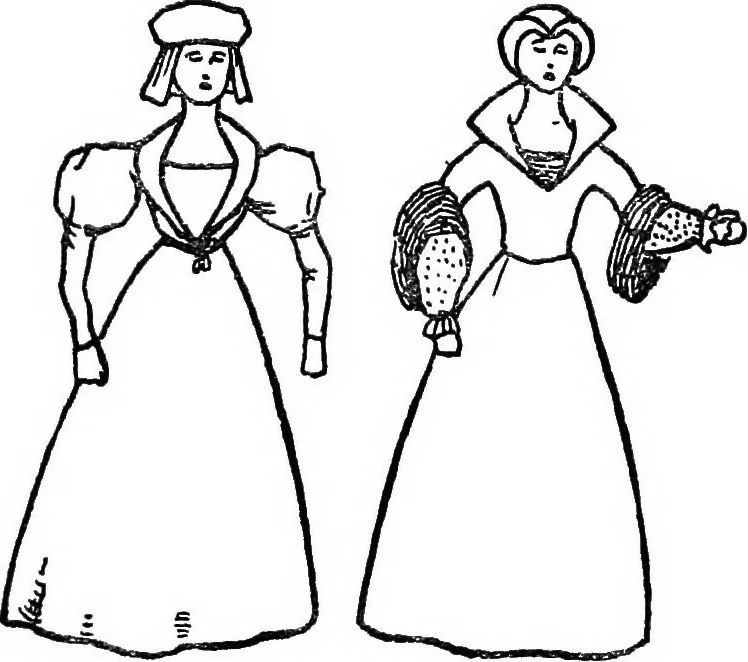 An illustration from English costume, 1907, leaf 466