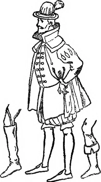 An illustration from English costume, 1907, leaf 476